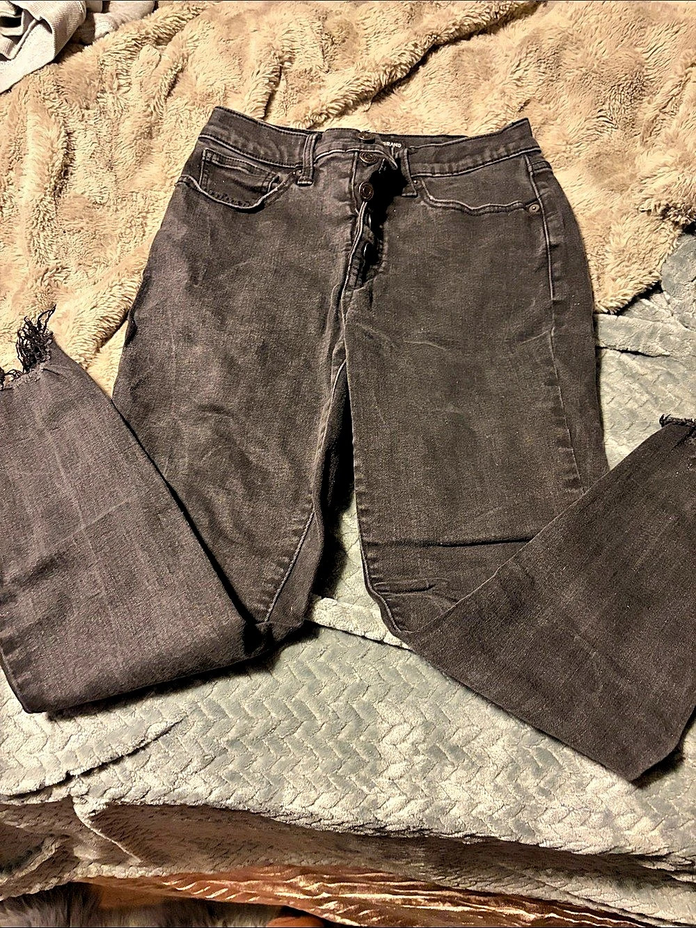 Lucky Brand Bridgette Skinny Ankle Jeans with Exposed Button Fly Skinny Jeans